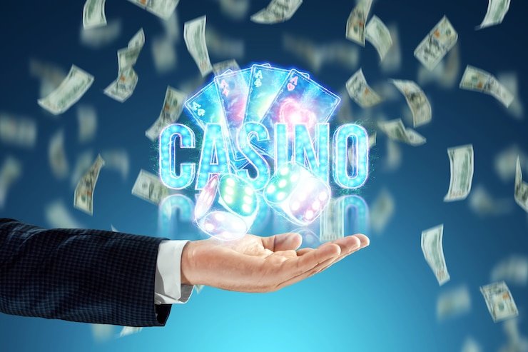 Logo e-wallet DANA, OVO, dan GoPay untuk pembayaran di hotbet77