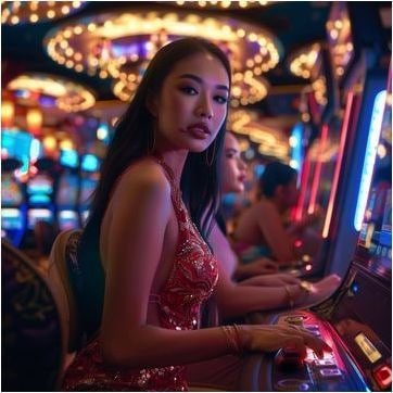 Tampilan permainan Gates of Olympus di hotbet77 dengan gulungan dan kontrol taruhan